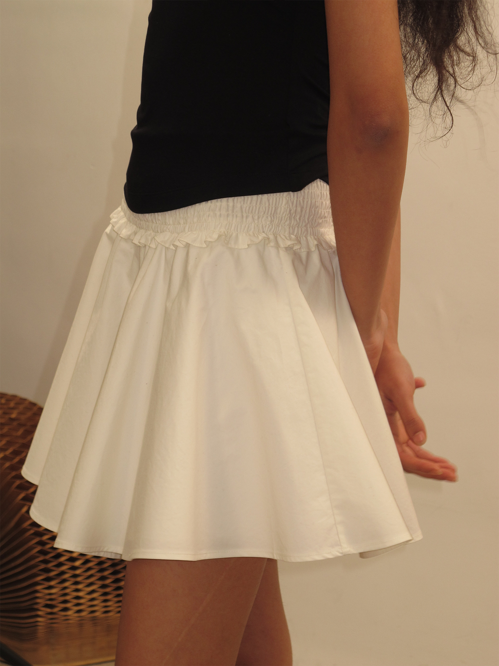 JCAESAR WOMEN Two-Way Gathered Skirt - jcaesarclo