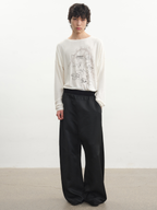 JCAESAR Low‑Crotch Quilted Trousers - jcaesarclo