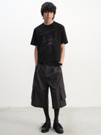 JCAESAR Baguette Print Short‑Sleeve Tee - jcaesarclo