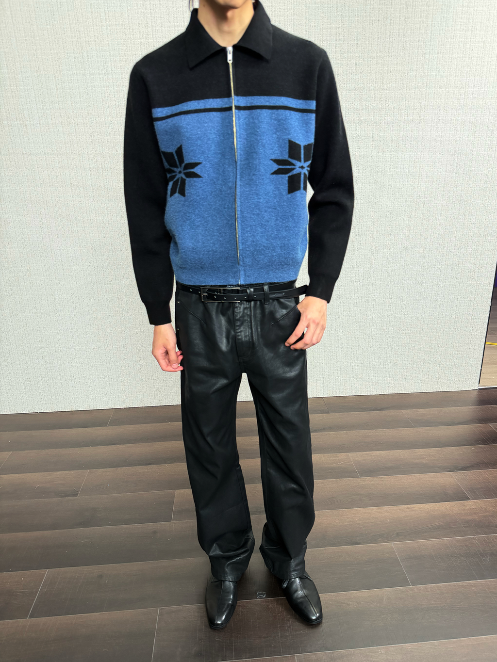 JCAESAR Snowflake knit sweater