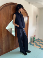 JCAESAR Cable-Knit Down Vest