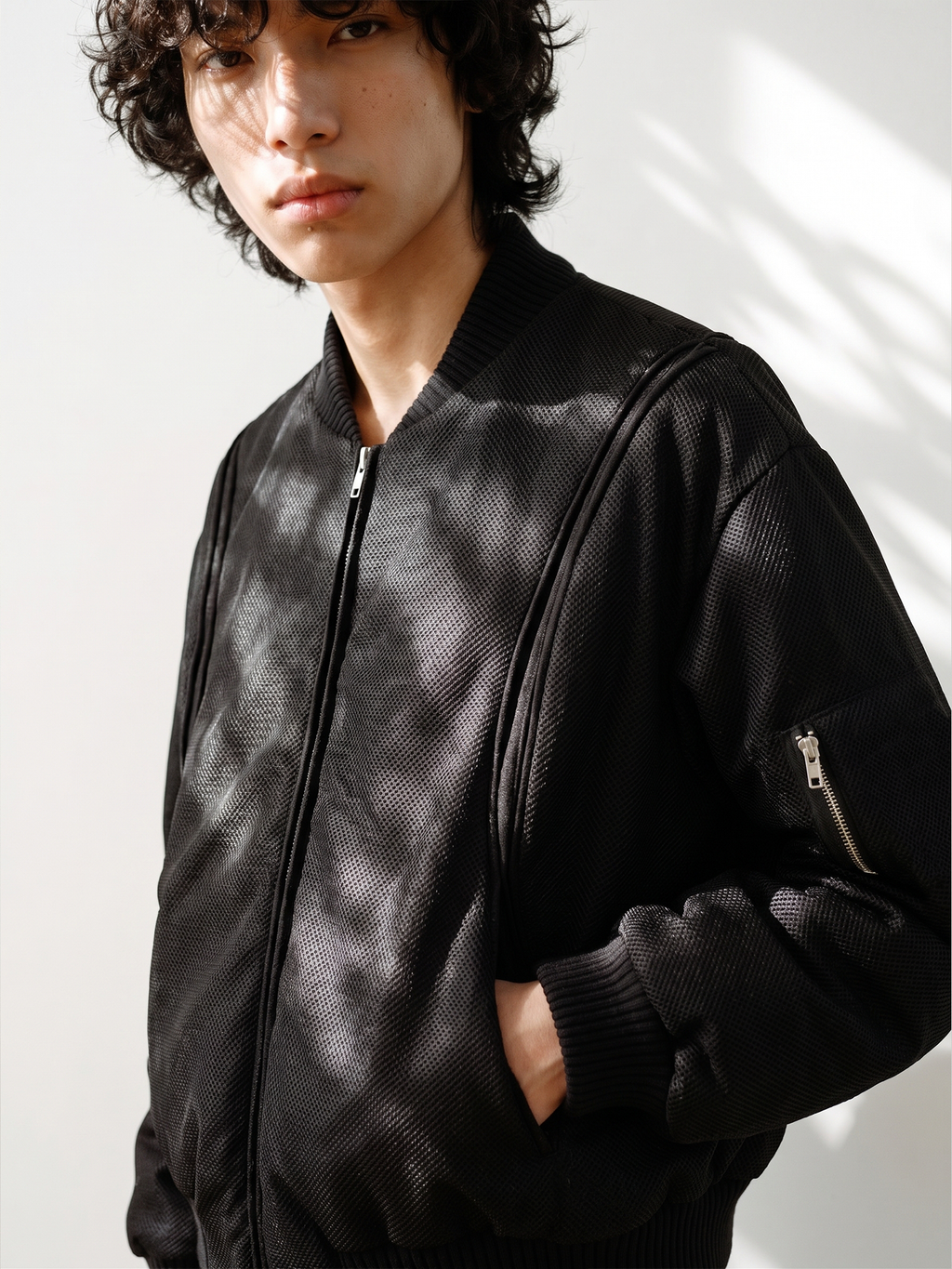 JCAESAR Tennis Mesh Padded Cotton Jacket