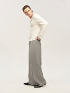 JCAESAR Tencel Sweatpants with Front Center Seam