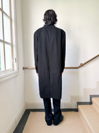 JCAESAR Honeycomb-Washed Denim Overcoat
