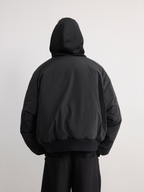 JCAESAR Profile Nylon Hoodie Double-Sided Bomber - jcaesarclo