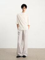 JCAESAR WOMEN Striped paratrooper trousers