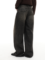 JCAESAR WOMEN Vintage Washed Gray-Brown Jeans - jcaesarclo