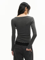 JCAESAR WOMEN Lace patchwork top - jcaesarclo