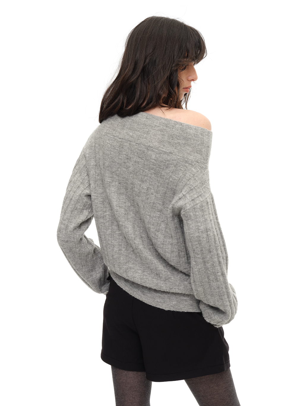 JCAESAR WOMEN Diagonal‑Shoulder Sweater - jcaesarclo