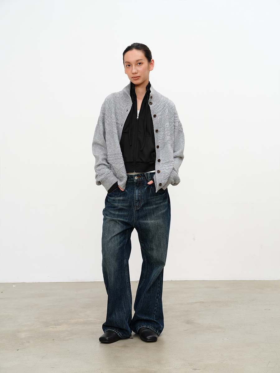 JCAESAR WOMEN Low-Crotch Blue Denim With Double Front Pockets - jcaesarclo