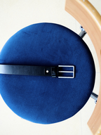 JCAESAR Embossed Wide Genuine Leather Belt - jcaesarclo