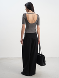 JCAESAR WOMEN Pleated Hip‑Hugging Sweatpants - jcaesarclo