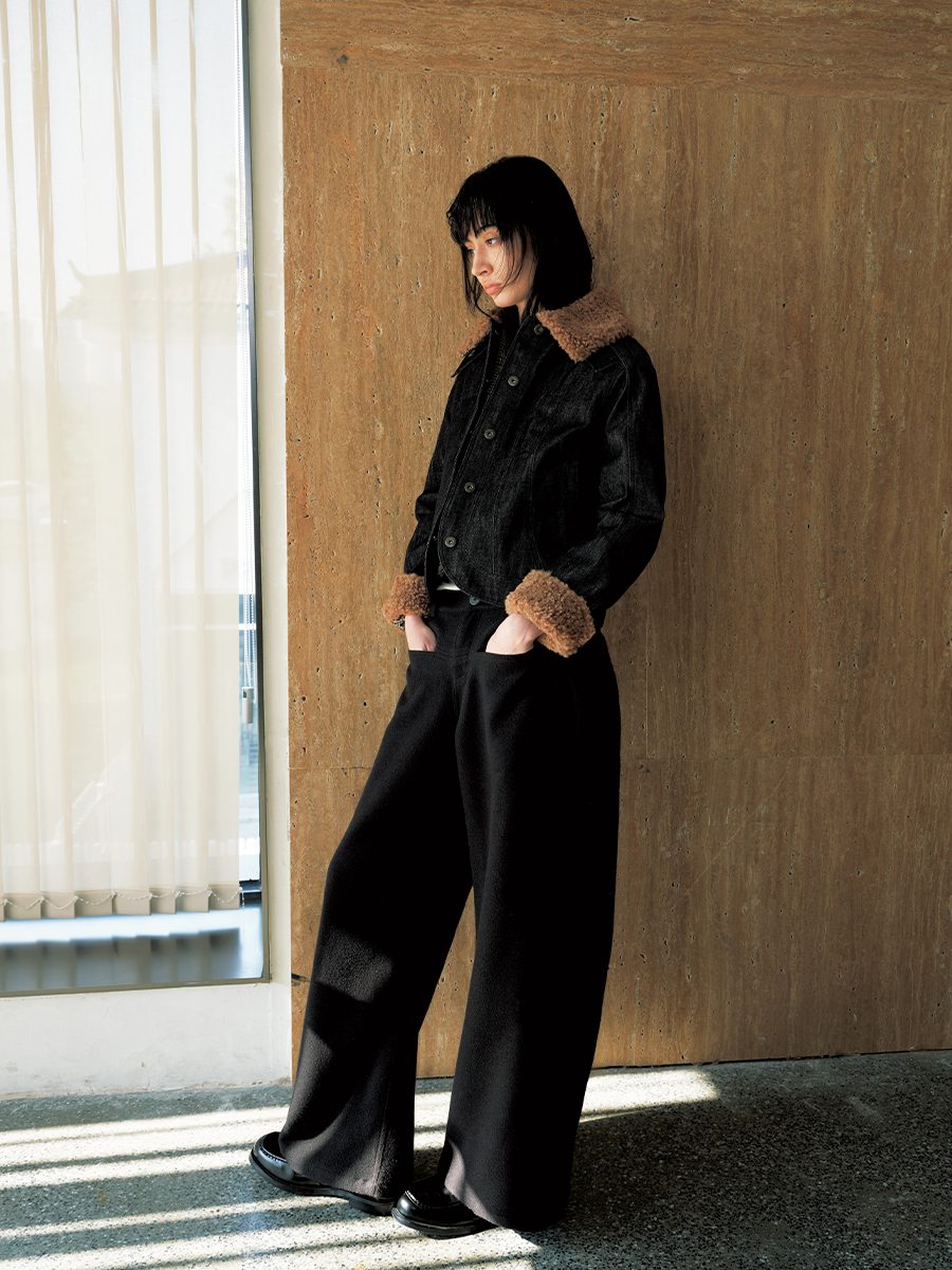 JCAESAR WOMEN Lambskin And Original Beef Coat - jcaesarclo