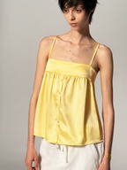 JCAESAR WOMEN Willow‑drape half‑placket cami