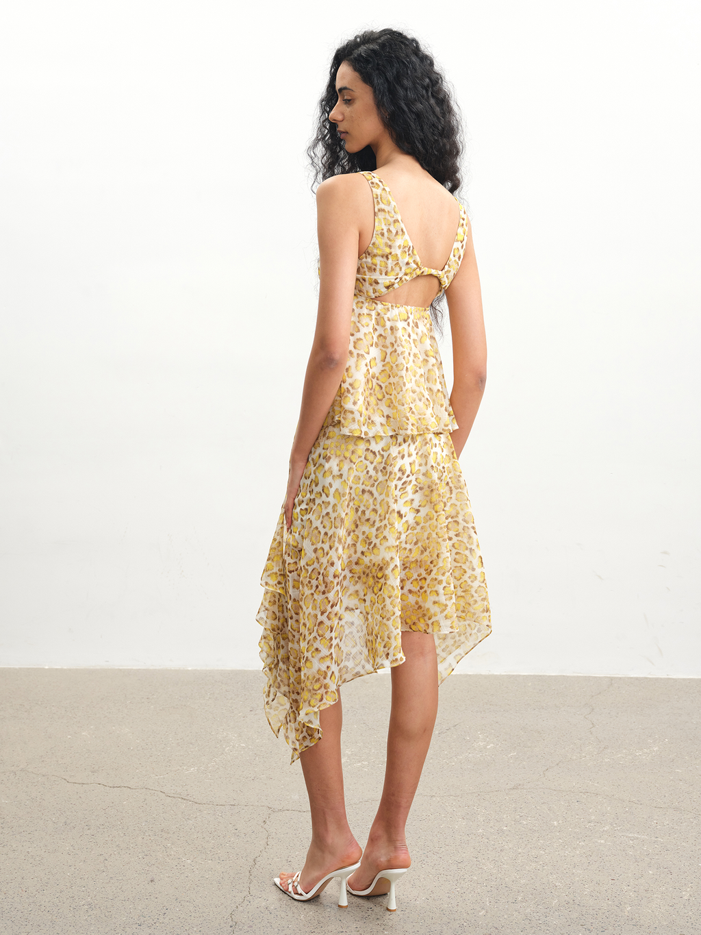 JCAESAR WOMEN Leopard Mesh Skirt - jcaesarclo