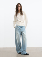 JCAESAR WOMEN Horse‑hoof denim jeans