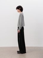 JCAESAR Cut-Out Diamond Pattern Long Sleeve - jcaesarclo