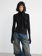 JCAESAR WOMEN Scarf With Half - Fingered Sleeves - jcaesarclo