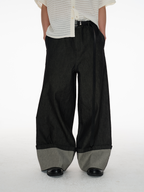 Jcaesar Wide-Leg Cuffed Jeans