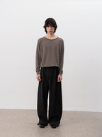 JCAESAR Cut-Out Diamond Pattern Long Sleeve - jcaesarclo