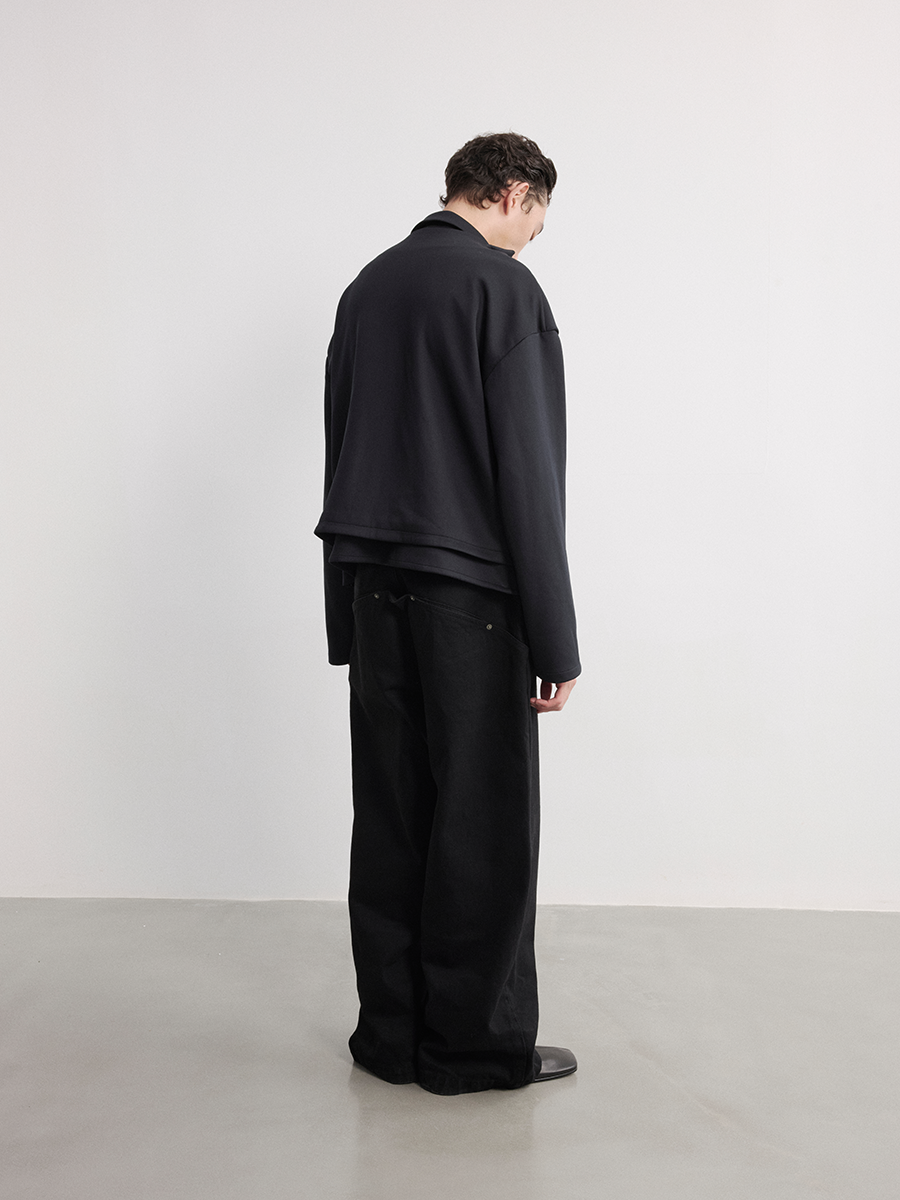 JCAESAR Two Fake Space Cotton Zipper Shirts - jcaesarclo