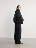 JCAESAR Profile Nylon Hoodie Double-Sided Bomber - jcaesarclo
