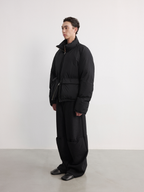 JCAESAR Loose-Fitting Stand-Up Collar Down Jacket