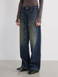 JCAESAR WOMEN Vintage Straight-Leg Blue Jeans - jcaesarclo