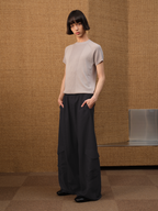 Jcaesar Wool Low-Crotch Cargo Trousers - jcaesarclo
