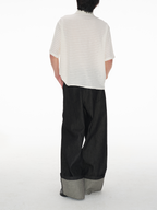 Jcaesar Wide-Leg Cuffed Jeans