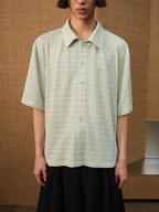 Jcaesar Striped Knitted Short-Sleeve Shirt - jcaesarclo