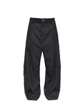 Jcaesar Wool Low-Crotch Cargo Trousers - jcaesarclo