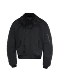 JCAESAR Vintage‑Style Removable Fur‑Collar N2B Padded Jacket - jcaesarclo