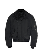 JCAESAR Vintage‑Style Removable Fur‑Collar N2B Padded Jacket - jcaesarclo