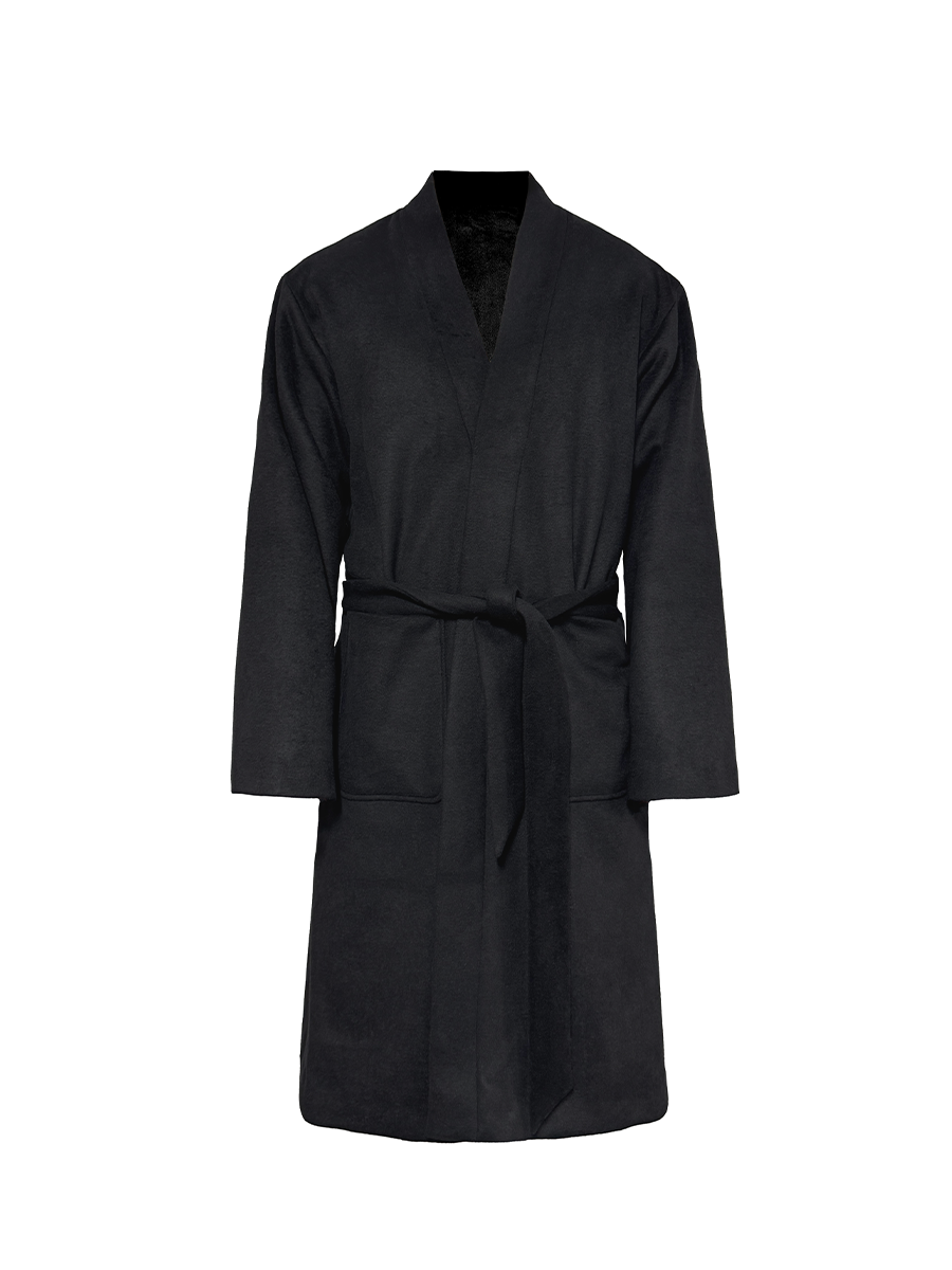 JCAESAR Bathrobe And Wool Coat