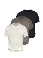Jcaesar Xin’ao Superfine Merino Wool Short Sleeve Shirt - jcaesarclo