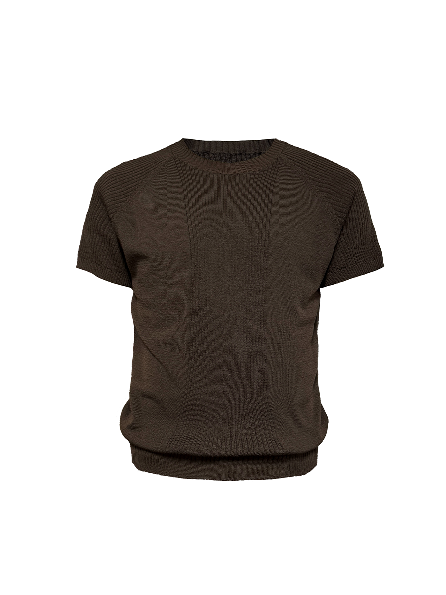 Jcaesar Ribbed Knit Short Sleeve - jcaesarclo