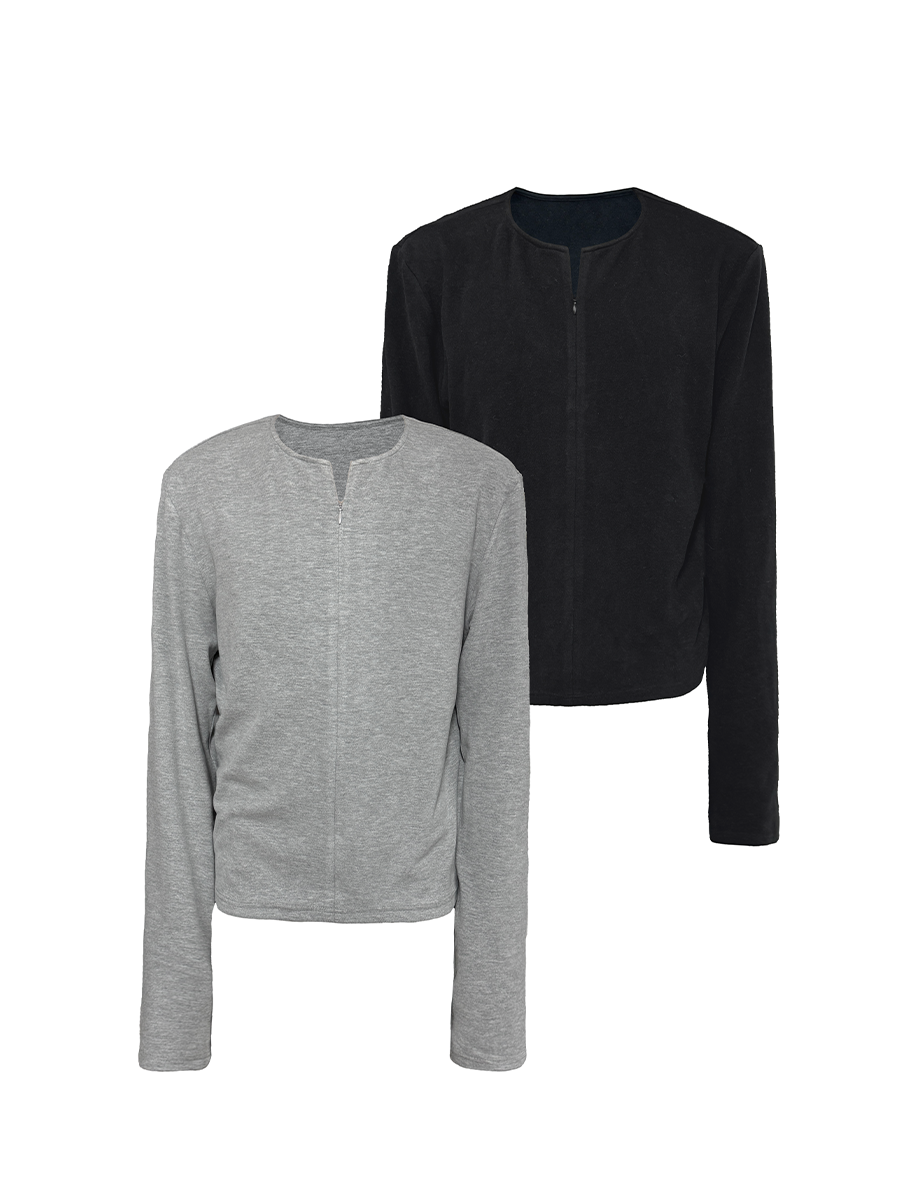 JCAESAR Invisible Half-Zip Long-Sleeve Base Shirt