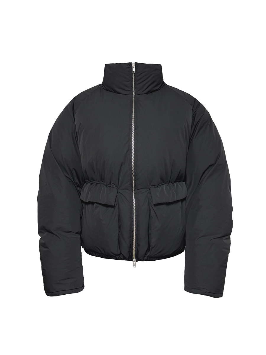 JCAESAR Loose-Fitting Stand-Up Collar Down Jacket