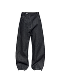 Jcaesar Diagonal Placket Raw Denim Banana - jcaesarclo