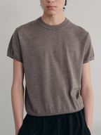 Jcaesar Xin’ao Superfine Merino Wool Short Sleeve Shirt - jcaesarclo