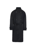 JCAESAR Double‑Breasted Belted Raglan Overcoat - jcaesarclo