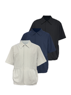 Jcaesar Bubbling Pleat Drawstring Shirt - jcaesarclo