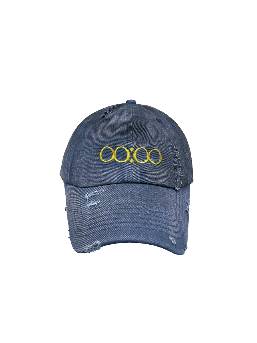 Jcaesar X 00:00 Gasoline Blue Dirty-Dye Cap