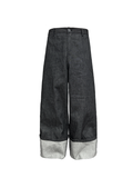 Jcaesar Wide-Leg Cuffed Jeans
