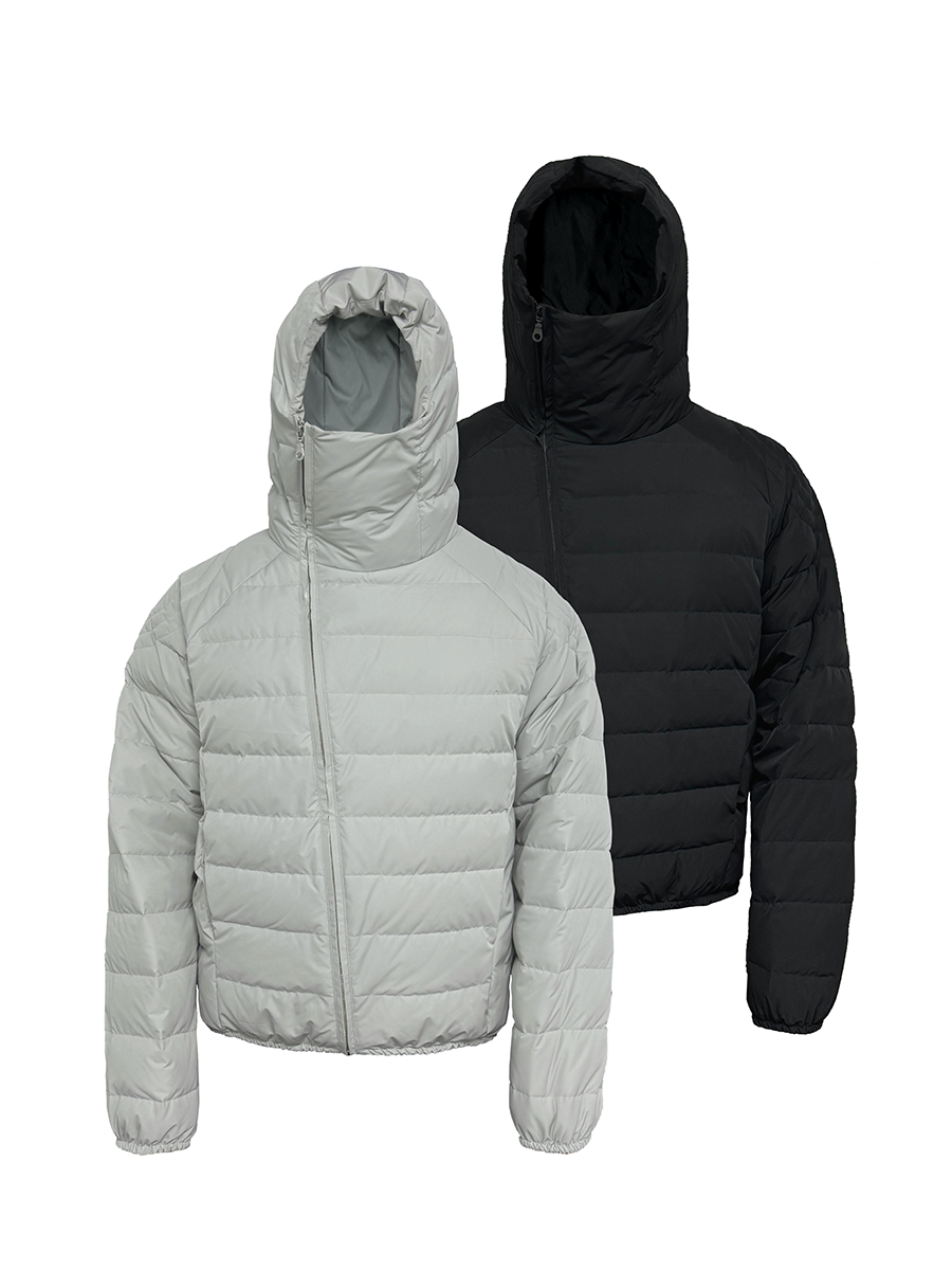 JCAESAR RIBBED DOWN JACKET