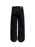 JCAESAR Straight Back Pocket Black Jeans - jcaesarclo