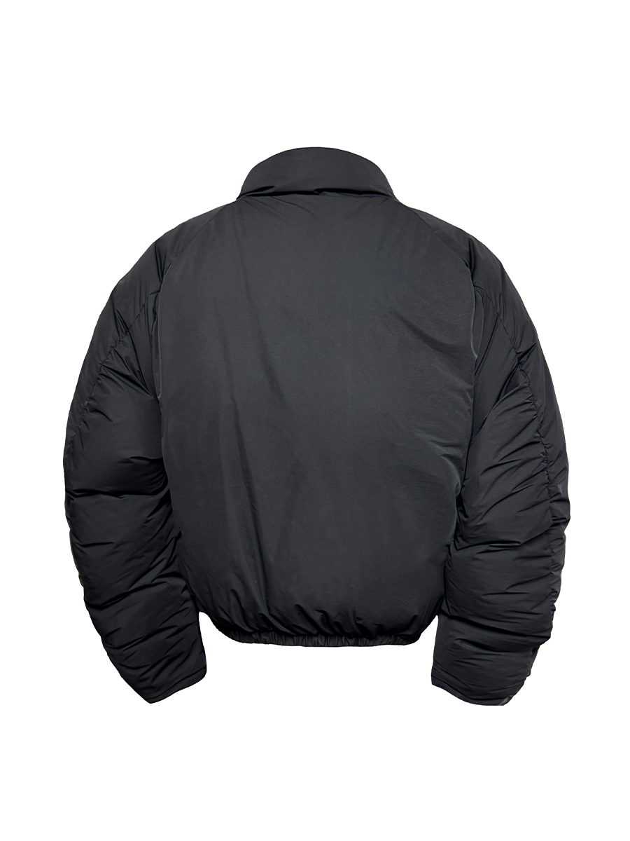 JCAESAR Loose-Fitting Stand-Up Collar Down Jacket