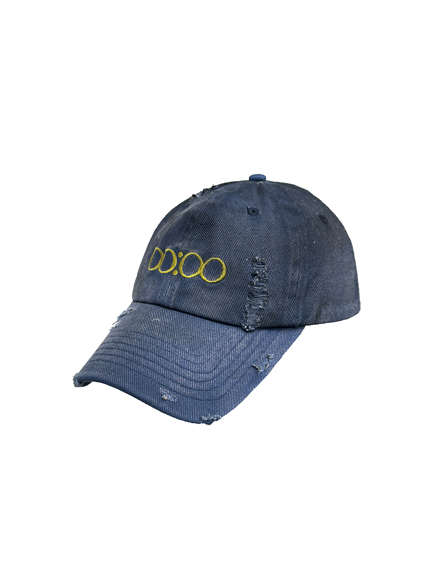 Jcaesar X 00:00 Gasoline Blue Dirty-Dye Cap