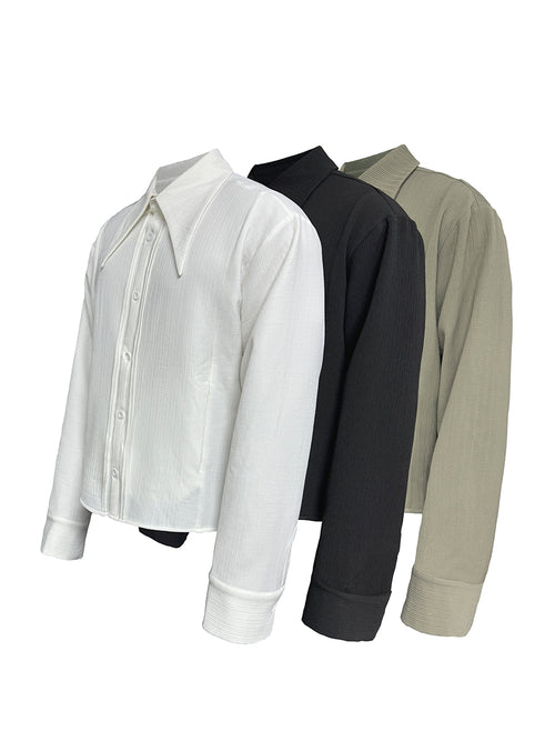 JCAESAR Pointed collar shirt - jcaesarclo